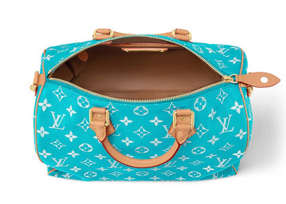 Louis Vuitton Speedy P9 Bandouliere 40 Turquoise