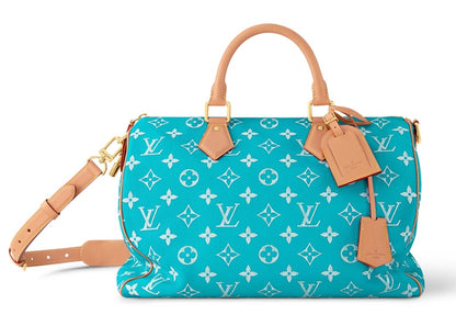 Louis Vuitton Speedy P9 Bandouliere 40 Turquoise