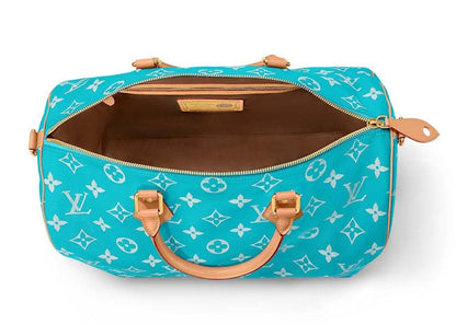 Louis Vuitton Speedy P9 Bandouliere 50 Turquoise