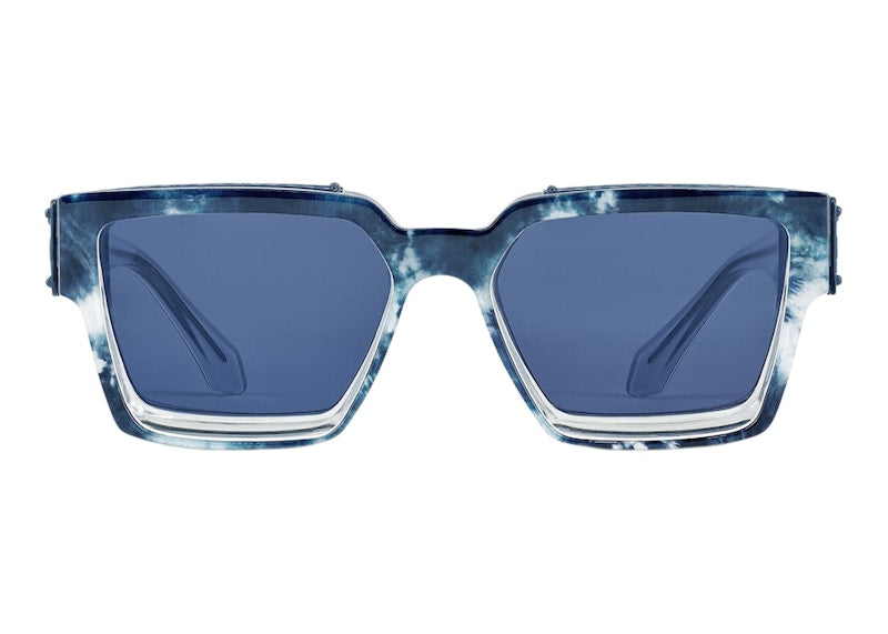 Louis Vuitton Sunglasses 1.1 Millionaires Monogram Bandana Bleached Blue/Blue Lenses