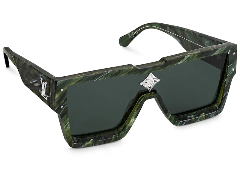 Louis Vuitton Sunglasses Cyclone Green Marble