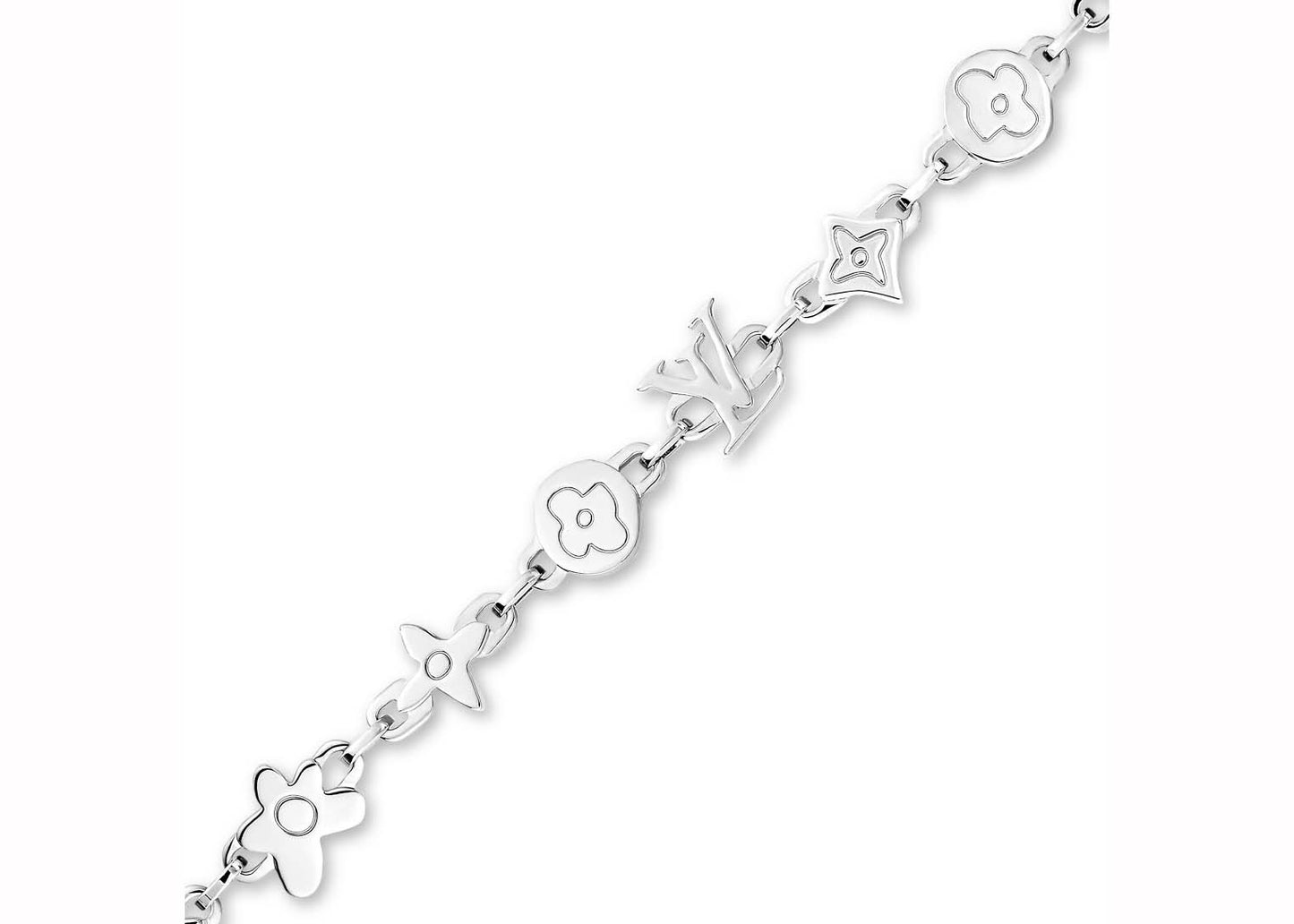 Louis Vuitton by Tyler, the Creator Monogram Craggy Bracelet Silver-color