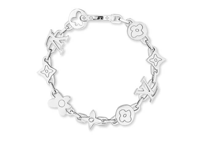 Louis Vuitton by Tyler, the Creator Monogram Craggy Bracelet Silver-color