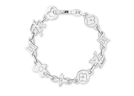 Louis Vuitton par Tyler, le créateur Monogram Craggy Bracelet Couleur Argent