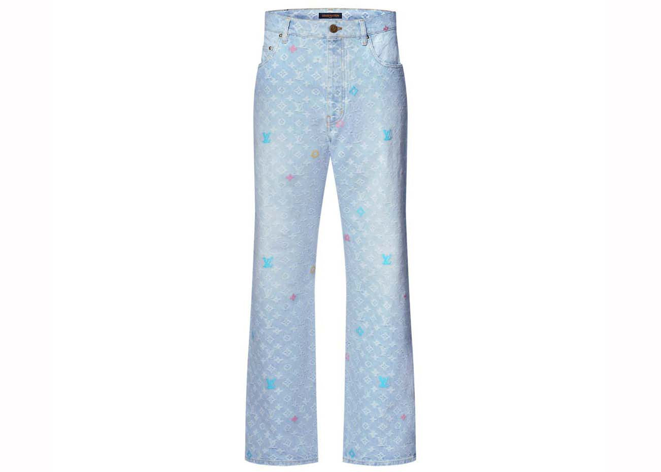 Louis Vuitton by Tyler, the Creator Monogram Denim Pants Washed Indigo 