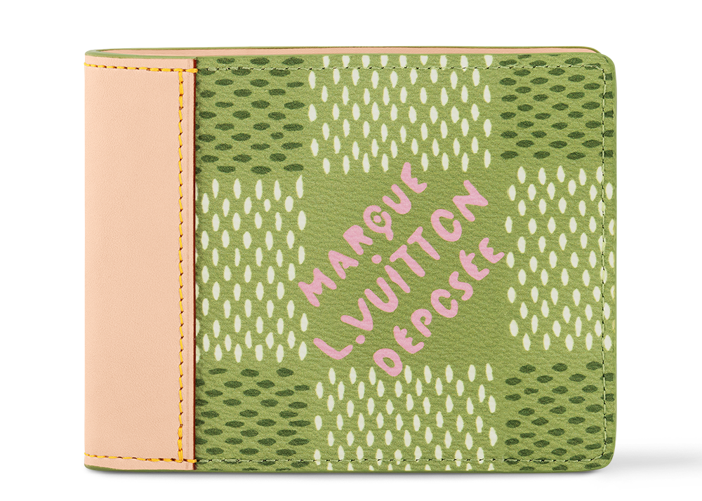 Louis Vuitton by Tyler, the Creator Slender Wallet Green Damier Golf