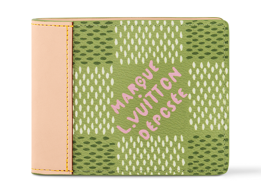 Louis Vuitton by Tyler, the Creator Slender Wallet Green Damier Golf 