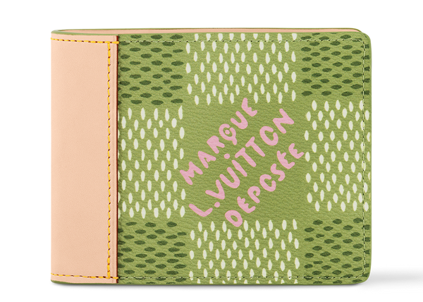 Louis Vuitton by Tyler, the Creator Slender Wallet Green Damier Golf