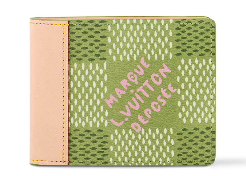 Louis Vuitton by Tyler, the Creator Slender Wallet Green Damier Golf