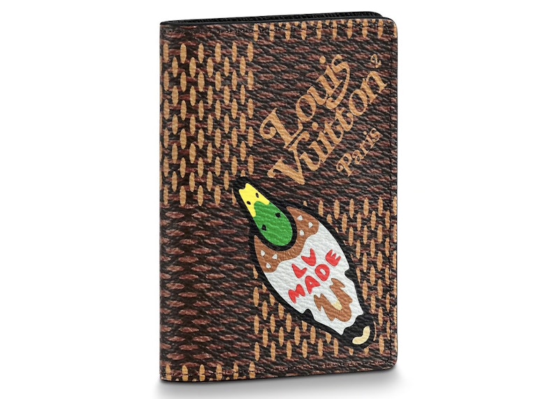 Organiseur de poche Louis Vuitton x Nigo Damier Ebène Giant Brown