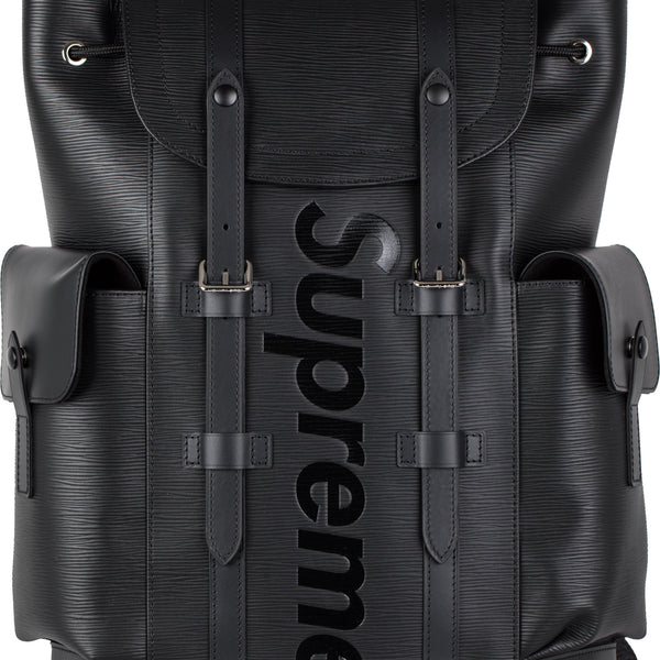 black louis vuitton sopreme backpack x Supreme Christopher PM Supreme Christopher Backpack Louis Vuitton