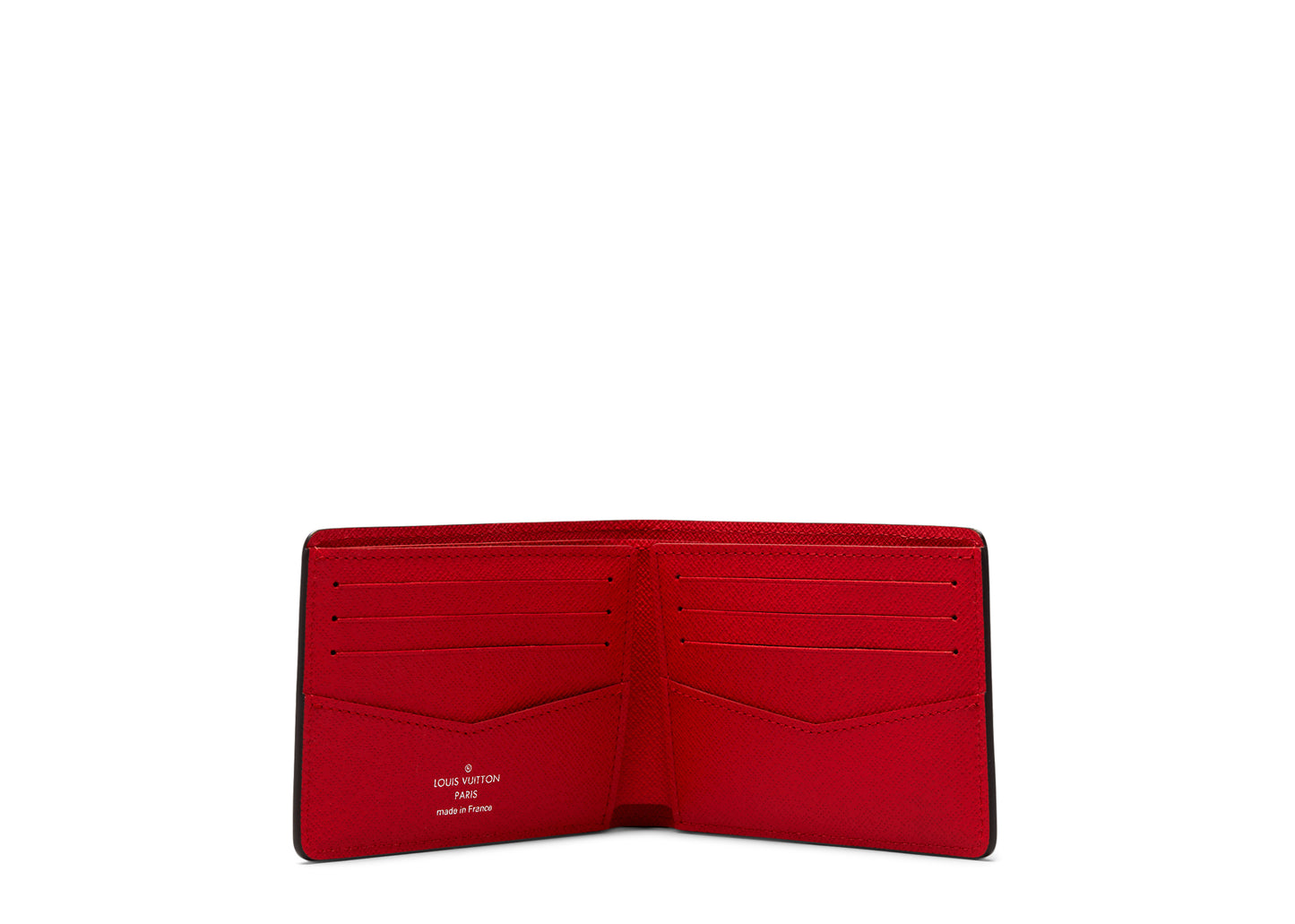 Louis Vuitton x Supreme Slender Wallet Epi Red