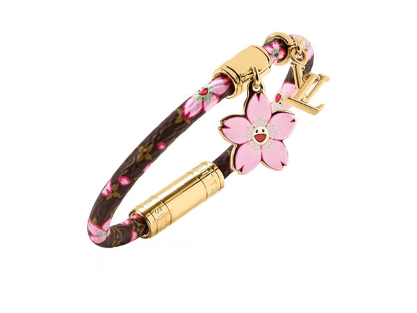 Louis Vuitton x Takashi Murakami Cherry Blossom Bracelet Sakura Brown