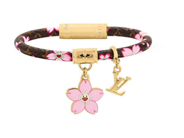Louis Vuitton x Takashi Murakami Cherry Blossom Bracelet Sakura Brown