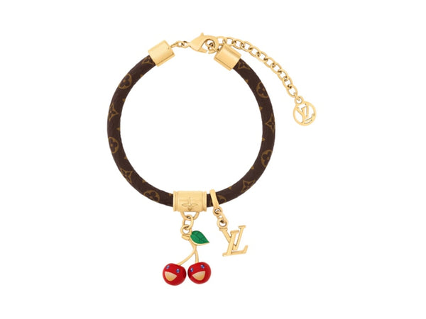 Louis Vuitton x Takashi Murakami Cherry Bracelet Brown Monogram