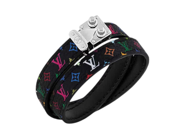 Louis Vuitton x Takashi Murakami Signature Bracelet Black Multicolored