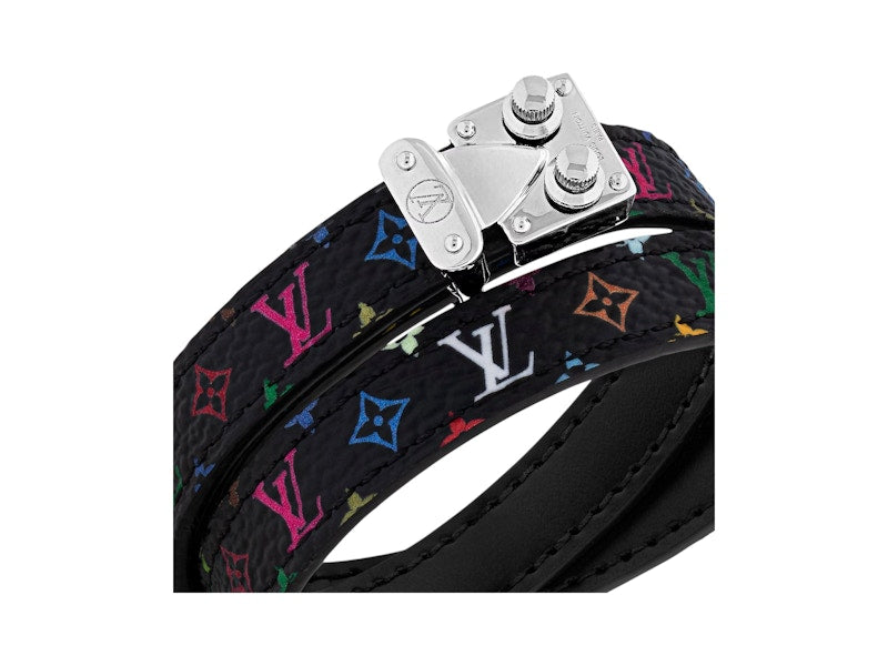Louis Vuitton x Takashi Murakami Signature Bracelet Black Multicolored