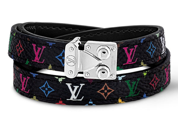 Louis Vuitton x Takashi Murakami Signature Bracelet Black Multicolored