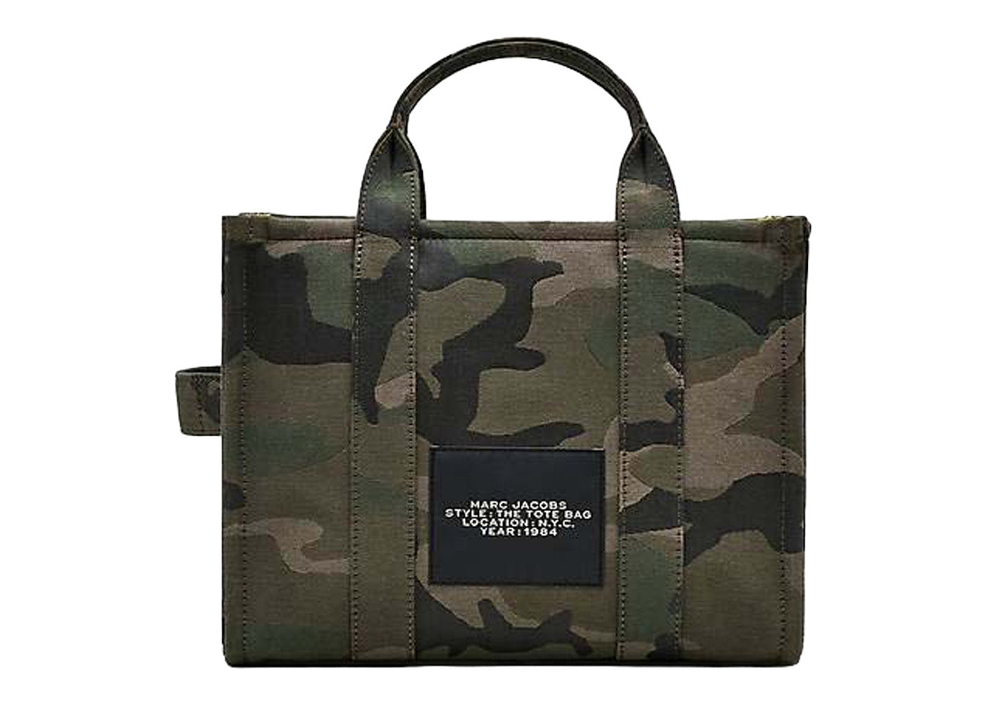 Marc Jacobs The Camo Jacquard Medium Tote Bag Green 