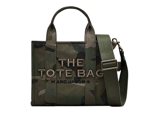 Marc Jacobs The Camo Jacquard Small Tote Bag Green