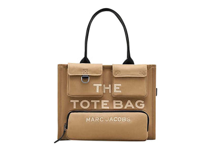 Marc Jacobs Grand sac cabas The Cargo en toile Kaki 