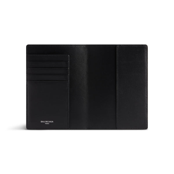 Balenciaga Passport Long Wallet 1 Ticket in Black