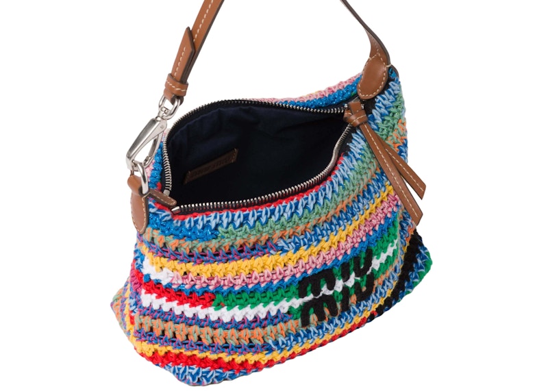 Miu Miu Crochet Pouch Multicolor