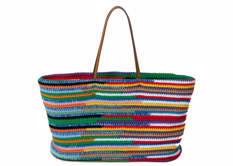 Miu Miu Crochet Tote Bag Multicolor