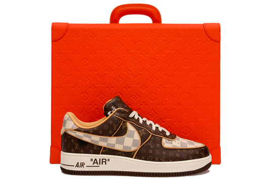 Nike Air Force 1 Low Louis Vuitton Monogram Brown Damier Azur