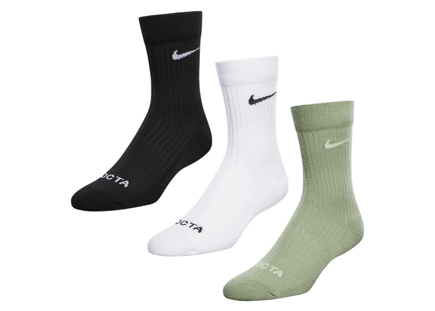 Nike Crew Cardinal Stock Socks (3 Pack) Multicolor