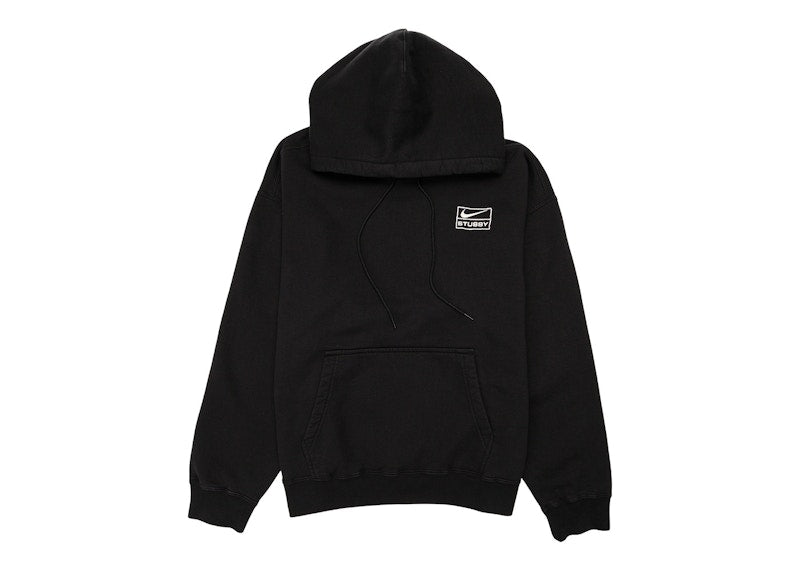 Nike x Stussy Washed Hoodie Black