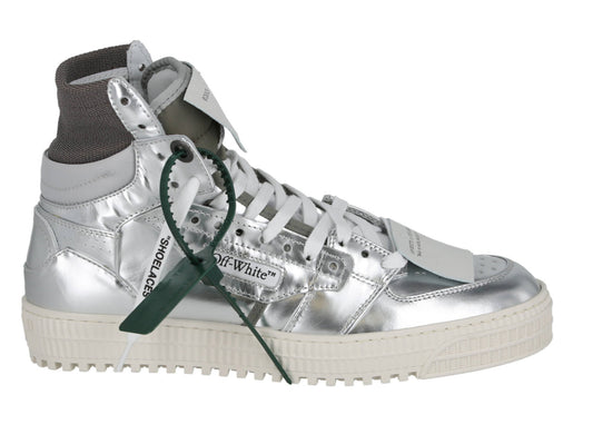 OFF-WHITE 3.0 Off Court Metallic Sneaker Silver 