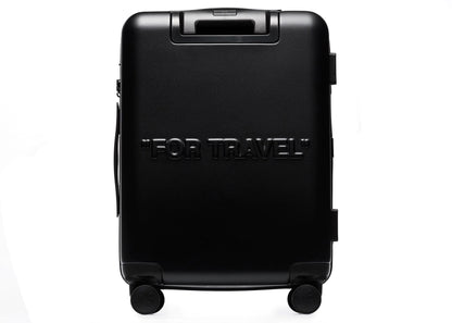 OFF-WHITE Arrow-Detail Trolley Suitcase Luggage Matte Black