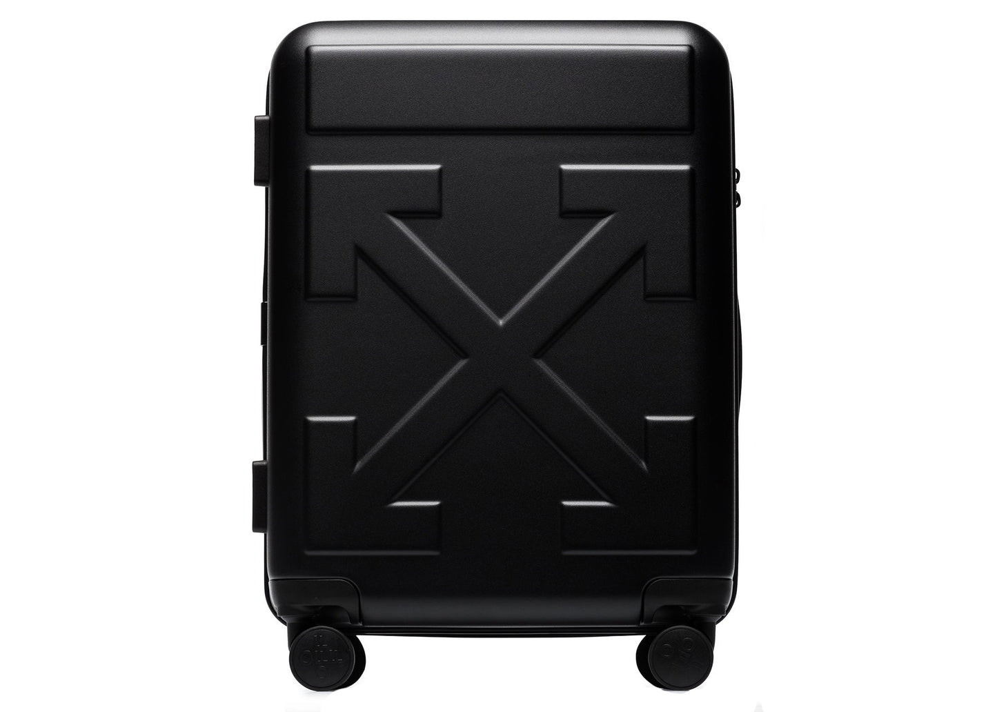 OFF-WHITE Arrow-Detail Trolley Suitcase Luggage Matte Black