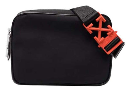 OFF-WHITE Arrow Plaque Nylon Bum Bag Black/Orange