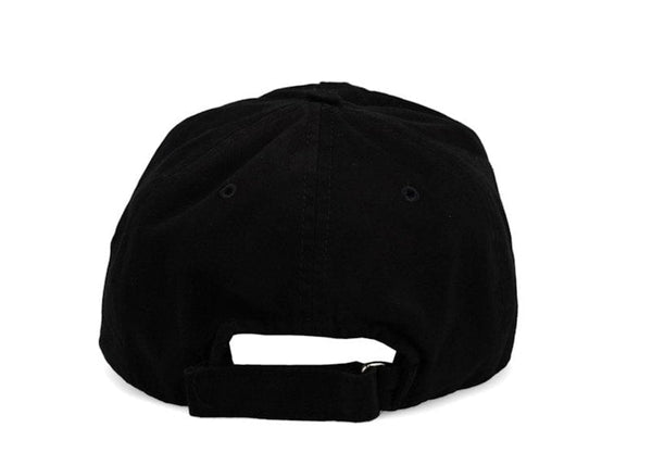 OFF-WHITE Bookish Logo Embroidered OBaseball Velcro Strapback Cap Black/White