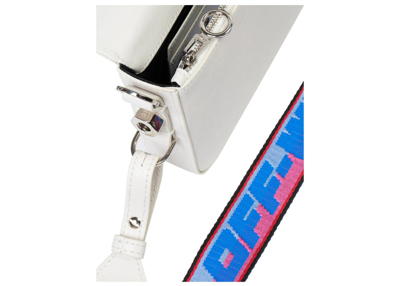 OFF-WHITE Diag Flap Bag Mini SS21 Blanc/Noir 