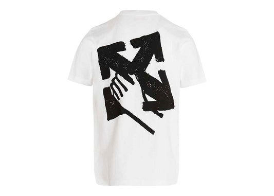 OFF-WHITE T-shirt Hand Arrow Blanc/Noir 