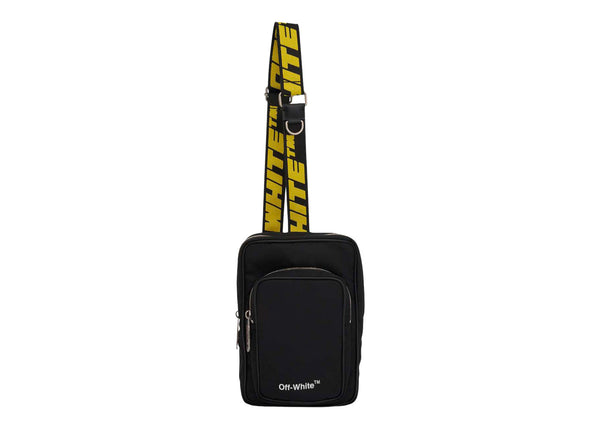 OFF-WHITE Hard Core Nylon Sling Bag Black/White