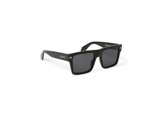 OFF-WHITE Lunettes de soleil carrées Lawton Noir/Gris foncé 