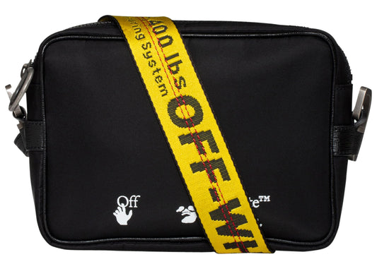 OFF-WHITE Logo Crossbody Bag Black 