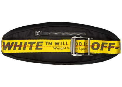 OFF-White OW Logo Nylon Belt Bag Black