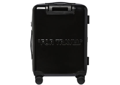 OFF-WHITE Quote Luggage "FOR TRAVEL" Black