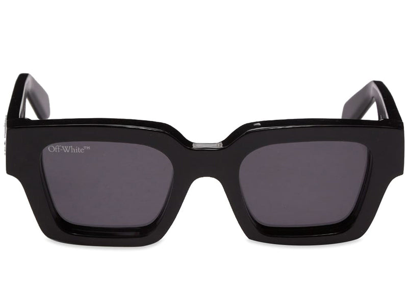 OFF-WHITE Virgil Square Frame Sunglasses Black White Grey