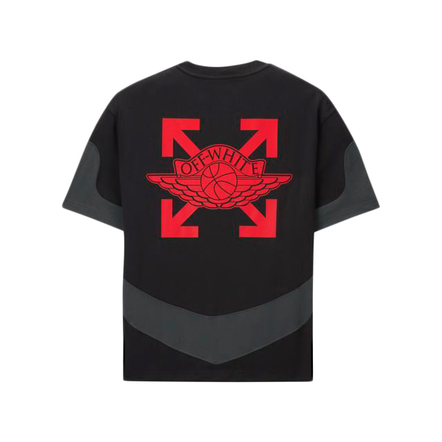 OFF-WHITE x Jordan Tee Black