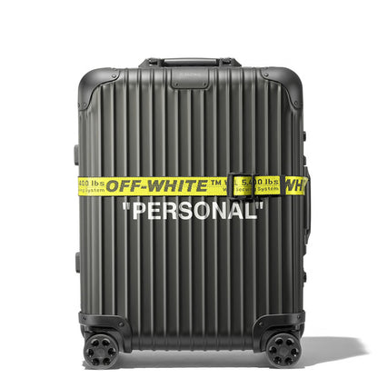 OFF-WHITE Rimowa Personal Belongings 49L Case Black