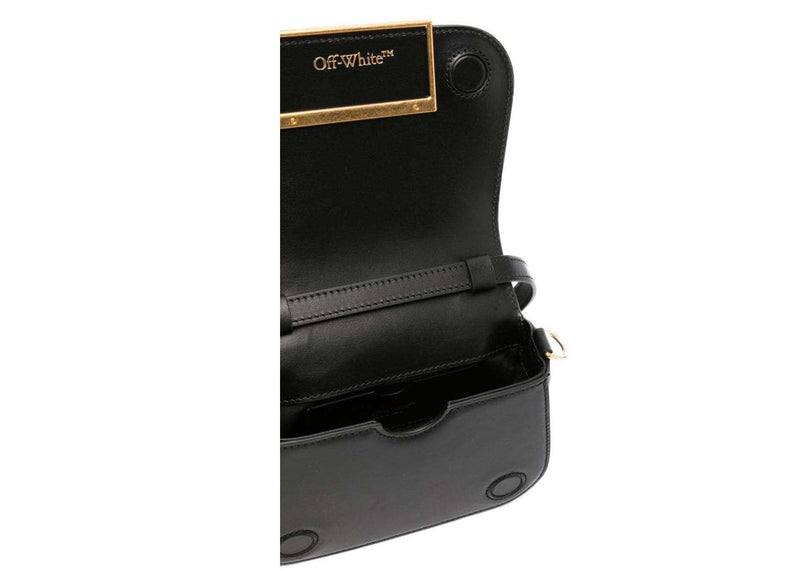 Off-White Skeleton Binder Shoulder Bag Black