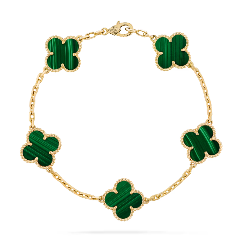 Van Cleef Arpels Pulsera Vintage Alhambra, 5 motivos