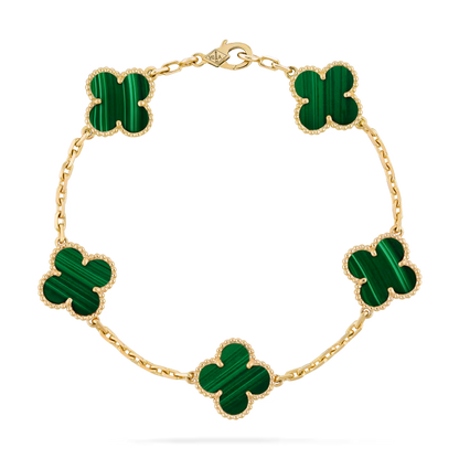 Van Cleef Arpels Pulsera Vintage Alhambra, 5 motivos