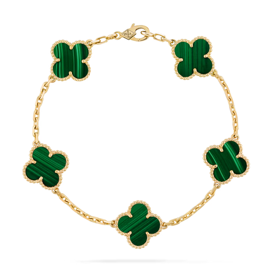 Van Cleef Arpels Vintage Alhambra Bracelet, 5 motifs